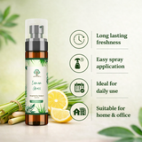 Lemongrass Air Freshener Spray 100ml Alcohol Free Room Fragrance Secret of Vedas