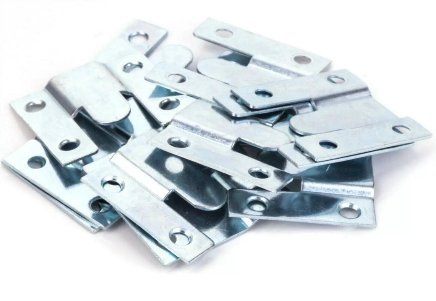 Flush Mount Bracket,  Interlocking Photo Frame Hook, Heavy Duty Picture Hanger Z Clip Bracket for Large Picture Display Art Gallery Wall Mount Hardware (5 Pairs)