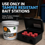 RAT POISON Single Feed Rat Mouse Mice Killer Poison Rodent Vertox Bait Blocks 300g