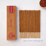 Red Sandal Incense Sticks Luxury Home Fragrance Secret of Vedas