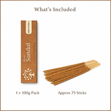 Sandalwood Incense Sticks Luxury Home Fragrance Secret of Vedas
