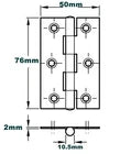 Steel Ball Bearing Hinges – 3" and 4" – Black, Satin, and Polished Chrome Finishes