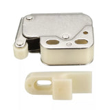 Mini Tip Catch – White Plastic Cabinet Catch 11x32mm – Push-to-Close Latch for Cupboard, Drawer & Small Doors