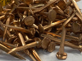 Copper Upholstery Tacks 10mm 13mm 15mm 20mm 25mm – Carpet & Furniture Fixing Pins for Fabric, Wood & Upholstery
