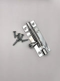 Polished Chrome Slide Bolts – Straight & Necked – Sizes 38mm, 50mm, 75mm, 100mm, 150mm – Bathroom, Toilet & Shed Door Latches