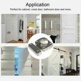 Bathroom Door Lock – Chrome or Brass Privacy Turn & Release Bolt – Toilet Twist Latch for WC/Bathroom Doors