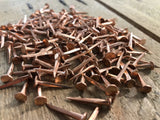Copper Upholstery Tacks 10mm 13mm 15mm 20mm 25mm – Carpet & Furniture Fixing Pins for Fabric, Wood & Upholstery