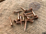 Copper Upholstery Tacks 10mm 13mm 15mm 20mm 25mm – Carpet & Furniture Fixing Pins for Fabric, Wood & Upholstery