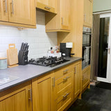 12mm Cabinet Pull Handle SSS – Satin Stainless Steel Cupboard & Drawer Handle – 96mm to 384mm Centres (Multiple Sizes Available)