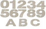 Stainless Steel Door Numbers & Letters 3" (75mm) – Modern House, Flat, Apartment & Shop Address Sign Characters