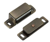 Heavy Duty Magnetic Catch – 6kg Hold – Brass, Chrome, Black, or Antique Bronze Cabinet & Cupboard Door Latch
