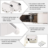 Mini Tip Catch – White Plastic Cabinet Catch 11x32mm – Push-to-Close Latch for Cupboard, Drawer & Small Doors