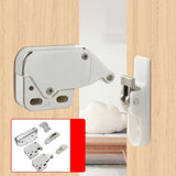 Mini Tip Catch – White Plastic Cabinet Catch 11x32mm – Push-to-Close Latch for Cupboard, Drawer & Small Doors