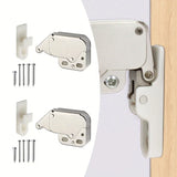 Mini Tip Catch – White Plastic Cabinet Catch 11x32mm – Push-to-Close Latch for Cupboard, Drawer & Small Doors