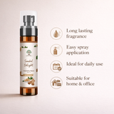 Sandalwood Air Freshener Spray 100ml Alcohol Free Room Fragrance Secret of Vedas