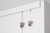 STAS Zipper Hook with Perlon Cobra Cable Kit 1.5m – Picture Hanging System for Dado Rail – Adjustable Hooks for Frames up to 10kg