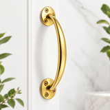 D HANDLES- Cabinet Handle Pair (2 Pack) – Chrome, Brass & Polished Aluminium – 150mm / 175mm Cupboard & Drawer Pulls