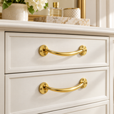 D HANDLES- Cabinet Handle Pair (2 Pack) – Chrome, Brass & Polished Aluminium – 150mm / 175mm Cupboard & Drawer Pulls