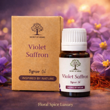 Violet Saffron Diffuser Oil 10ml Floral Spice Fragrance Oil Secret of Vedas