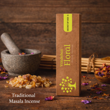Vrindaban Floral Incense Sticks Luxury Home Fragrance Secret of Vedas