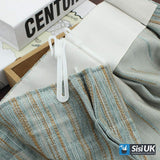 White Adjustable Height Curtain Hooks 70mm – Pinch Pleat Locking Hooks for Curtains, Windows, Doors & Shower Curtains