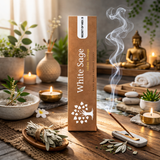 White Sage Incense Sticks Luxury Home Fragrance Secret of Vedas