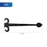 Black Antique Spear Design Door Hinge Fronts False/Dummy Antique Decorative