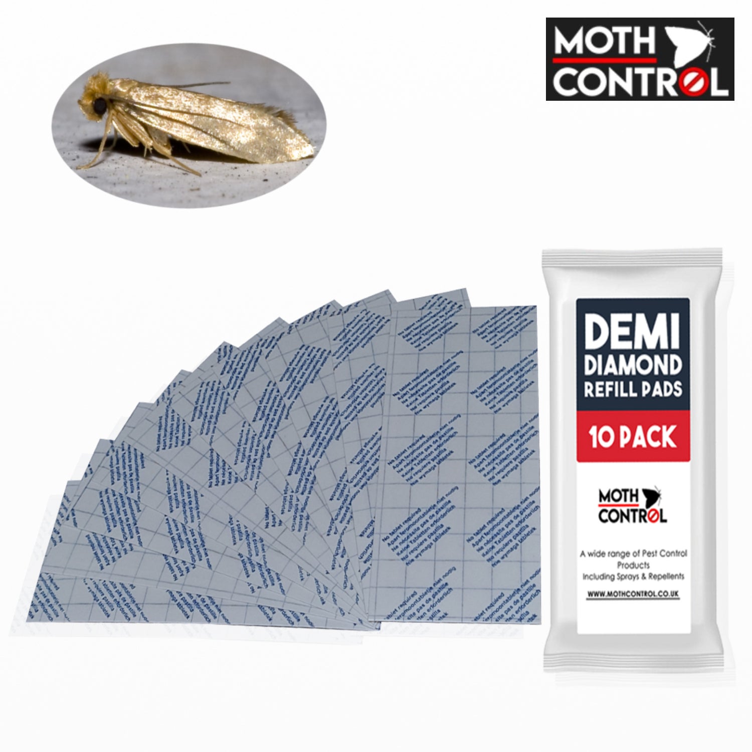 Demi-Diamond Clothes Moth Trap from Pest Expert