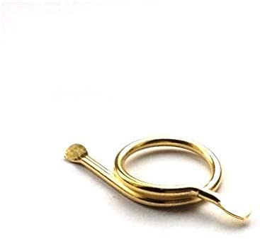 Split Curtain Upholstery Rings Brass plated (Pack of 50)