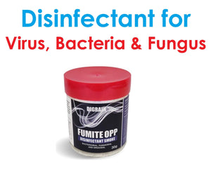 DISINFECTANT SMOKE ALSO KILLS VIRUS FUNGUS AND BACTERIA KILL Proven 99.9% efficacy - Sisi UK Ltd