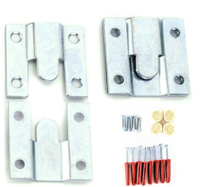 Heavy Duty Flush Mounts, Flush Fitting, Hidden, Slide Interlocking Picture/Mirror Hanging Kit - UP to 25KGS - Sisi UK Ltd