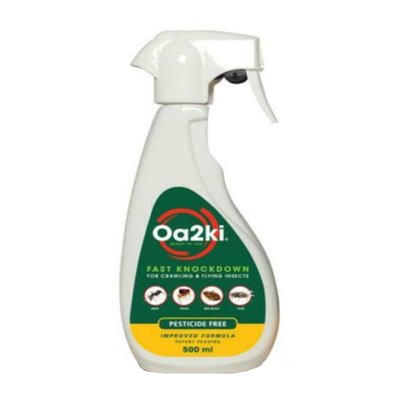 ORGANIC Oa2kl Flying and Crawling Insect Trigger Spray 500ml Pesticide Free - Sisi UK Ltd