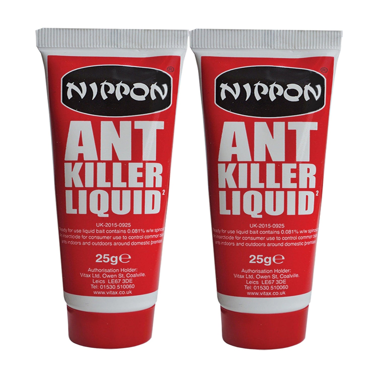 Nippon Ant Killer Liquid Gel Big Queen Ant in House Ant Stop in Garden Bait station Ants Ant colony in Lawns 25g Pack - Sisi UK Ltd