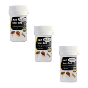 SMOKE INSECT PEST CONTROL BOMB COCKROACH ANT MOTH FLEA BED BUG FLY WASP KILLER x 3