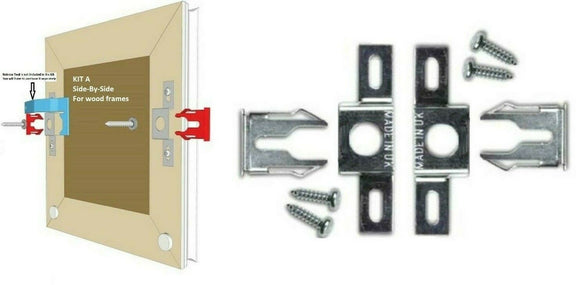 Locking Picture Frame Example Anti-Theft System for Picture Frame Hanging or Mirror Hanging Anti-The ...