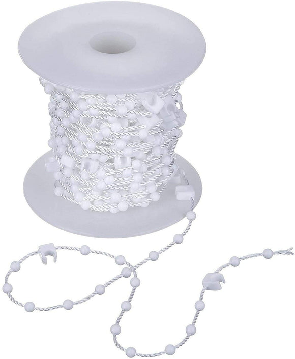 Vertical Blind Beaded Clip Bottom Chain - 89mm/3.5inch - 10 Metres - Sisi UK Ltd