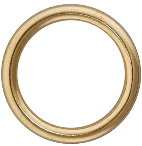 LARGE Curtain Upholstery Rings Hollow Brass plated (Pack of 30)