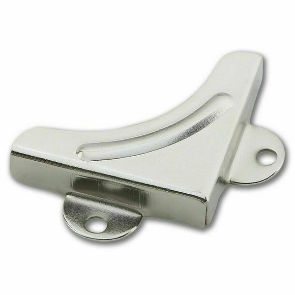 4 x PICTURE Or MIRROR CORNER CLAMPS Silver Nickel Mounting Brackets 32x32mm x7mm inc screws - Sisi UK Ltd