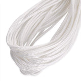 Polyester Picture Frame Hanging White Braided Cord String 2.2mm - 6 Meters - Sisi UK Ltd