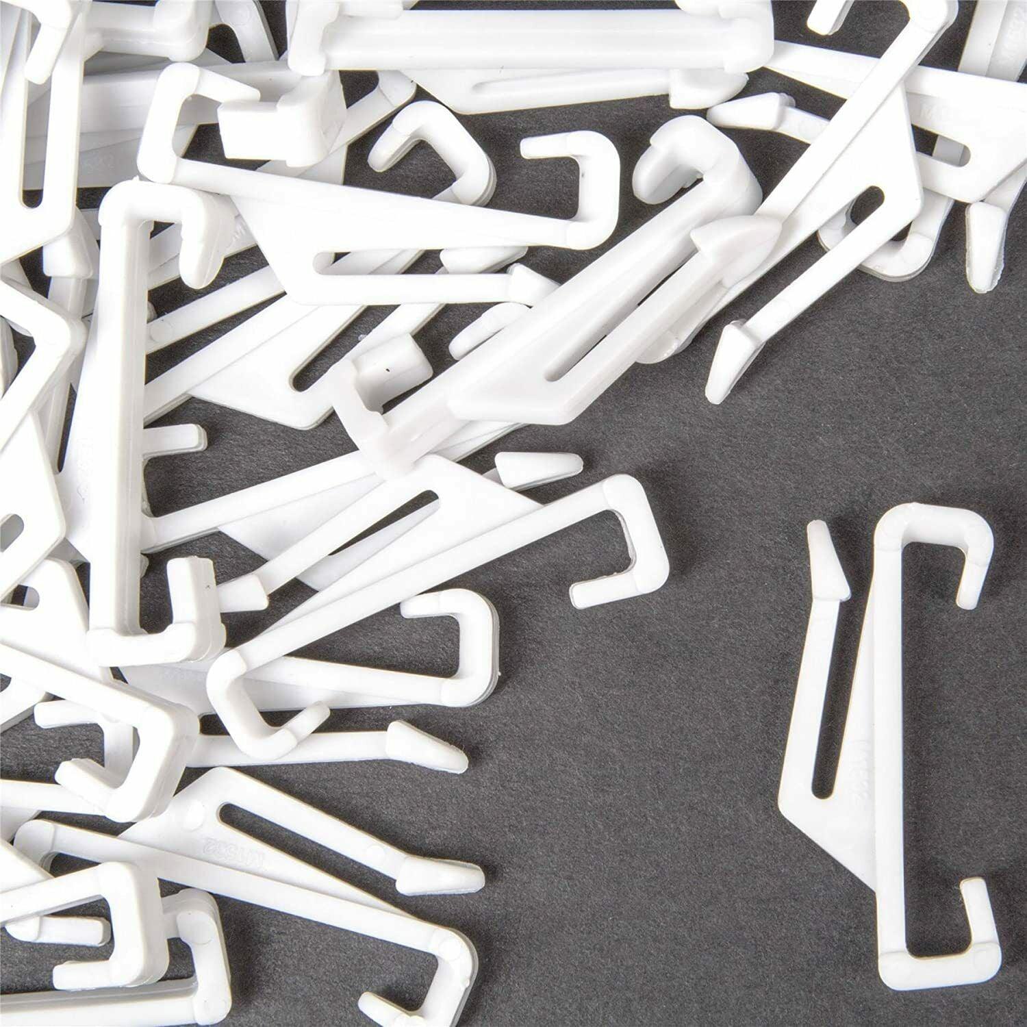 Harrison Super TRACK GLIDERS Curtain Drapes Pole Slide Nylon Loop Clip Hooks - Pack of 30 - Sisi UK Ltd