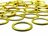 Curtain Upholstery Rings Brass plated (Pack of 30) 25mm - Sisi UK Ltd