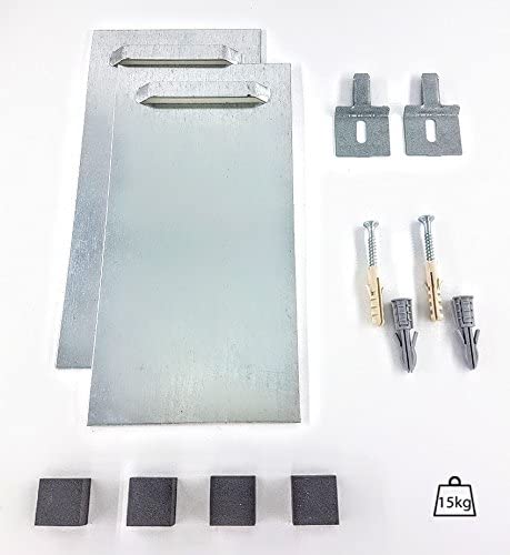 Panel/Mirror Hanging KIT, Acrylic, Forex, Aluminium Dibond. Self-Adhesive - Plaster & Solid Walls - UP to 15kg - Sisi UK Ltd