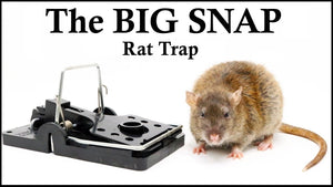 Professional Rat Snap Trap Heavy Duty - Snap Rat Trap - Rodent Control BIG x 2 - Sisi UK Ltd