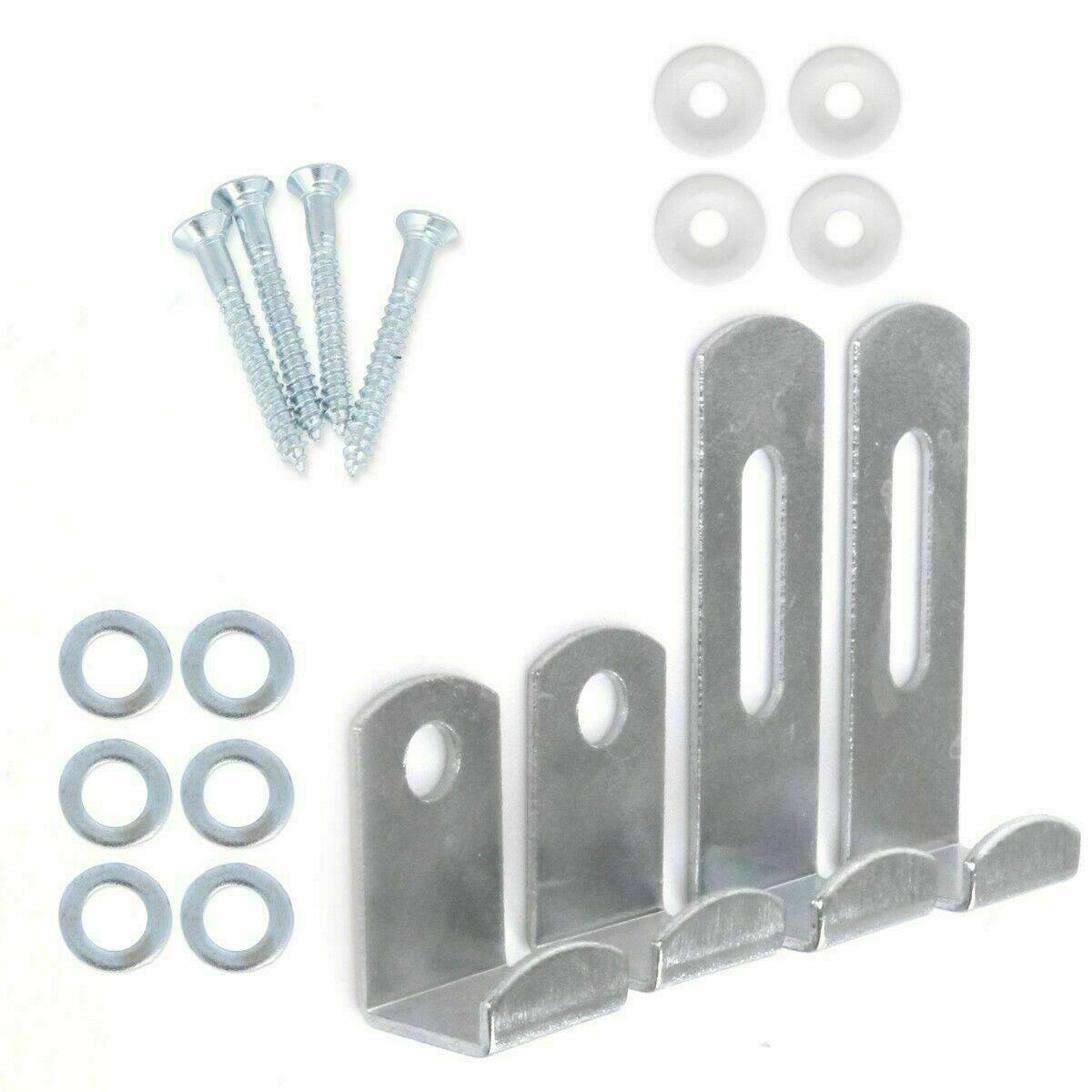 MIRROR / PICTURE HANGING KIT - Clip Set - Fitting Wall Brackets- Adjustable Fix - Sisi UK Ltd