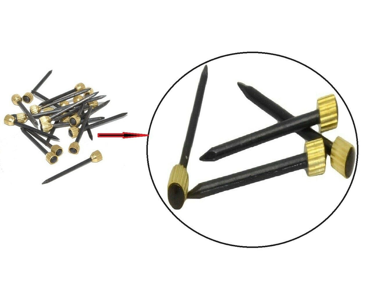 Brass Knurled Head Picture Pins Pack of 50 Sisi UK Ltd