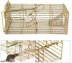 Rat Mouse Humane Metal Cage Trap Easy Live Large Rat Vermin Rodent Catcher - Sisi UK Ltd